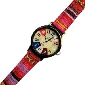 Boho Retro Hippie Analog Wristwatch Quartz Movement NWOT PIN24